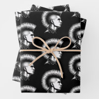 Punk Rock Guy with Mohawk Hairstyle Fashion