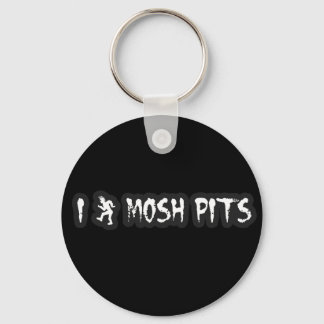 Punk Rock Mosh pit guys girls punk music slam pit Keychain
