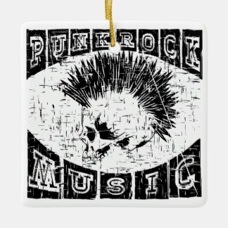 punk rock music ceramic ornament