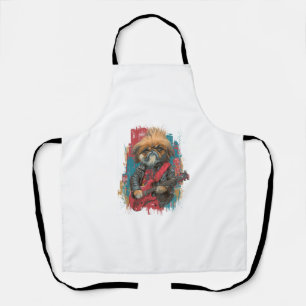 Punk Rock Pekingese � Rebel Dog Apron
