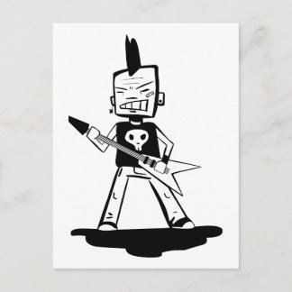 Punk rock postcard