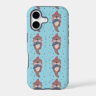 Punk Rock Sea Otter with Fish | Funny Animal Art