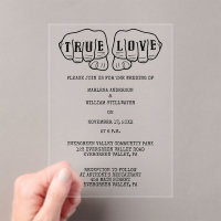 Punk Rock Tattoo Hands Minimalist Wedding