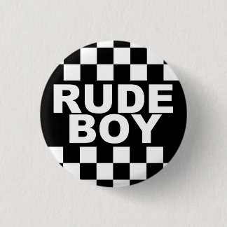 Punk "Rude Boy" Button