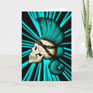 Punk Skull Card