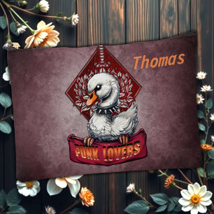 Punk Swan: The feathered rebel. Accessory Pouch