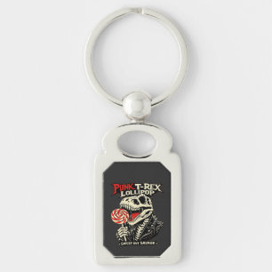 Punk T-Rex Lollipop - Sweet But Savage Keychain