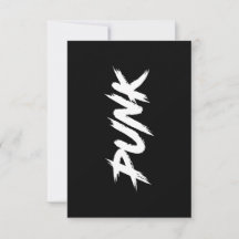 PUNK THANK YOU CARD