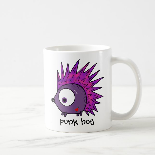 Punk the Hedgehog Coffee Mug (Right)