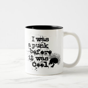 punk Two-Tone coffee mug
