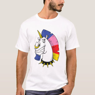 Punk Unicorn Animal Classic Vegan 90S Anarchy T-Shirt