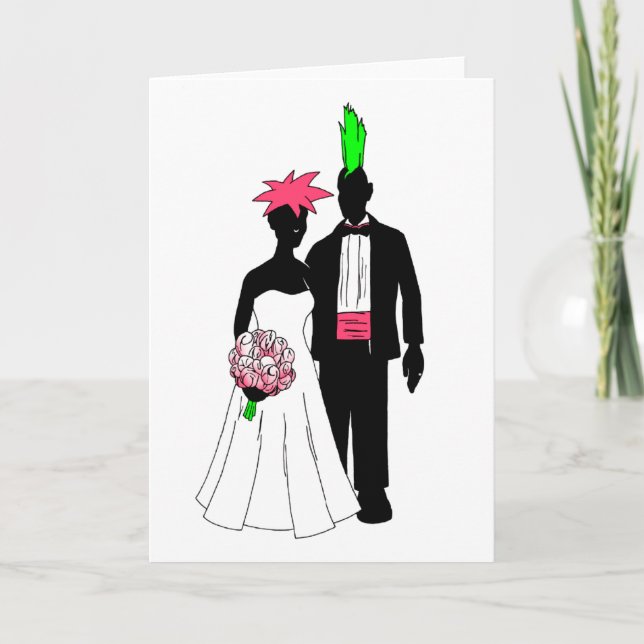 Punk Wedding Card (Front)
