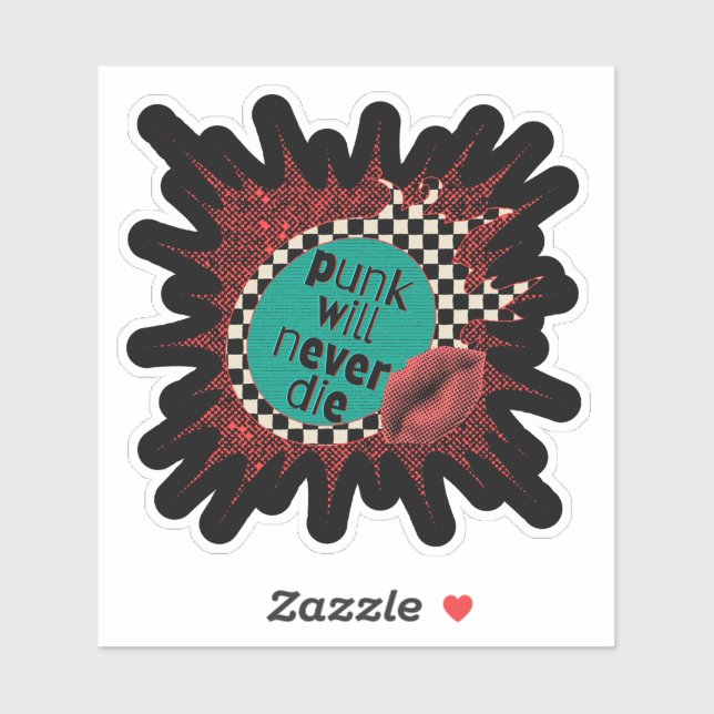 Punk Will Never Die Single Sticker (Sheet)