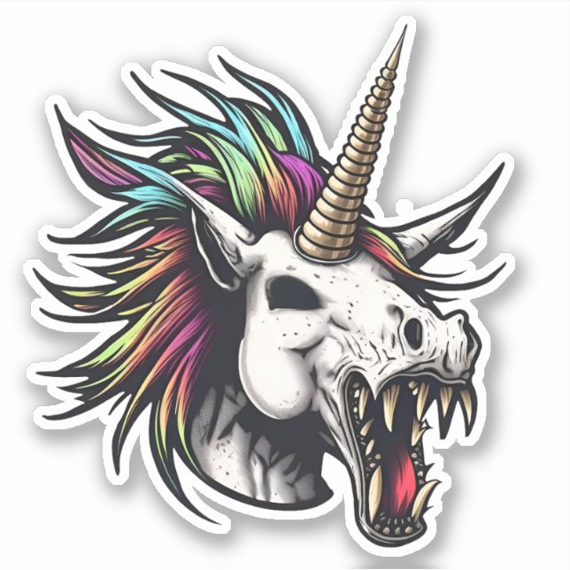 Punk Zombie Unicorn (Front)