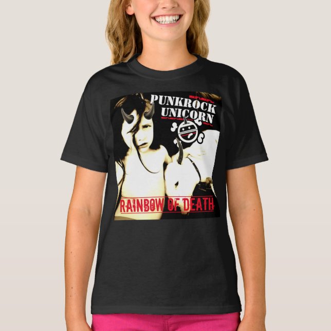 Punkrock Unicorn album cover T-Shirt (Front)