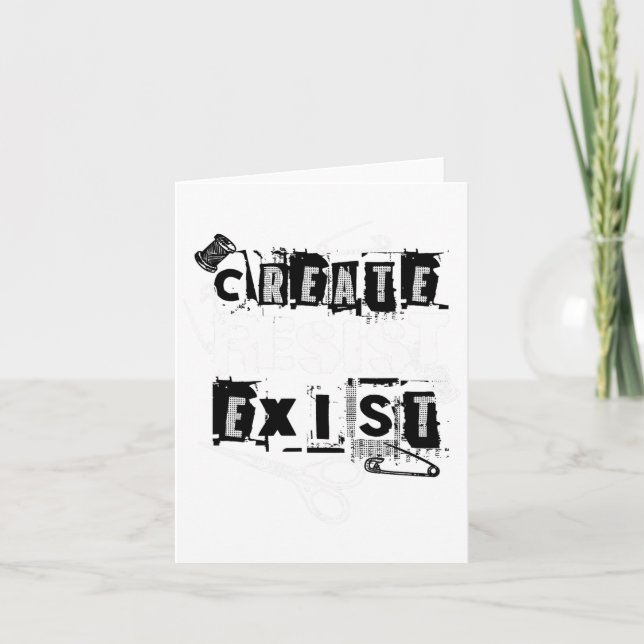 Punk's Creed Create  Card (Front)