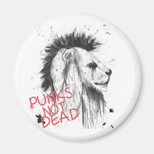 punks not dead magnet