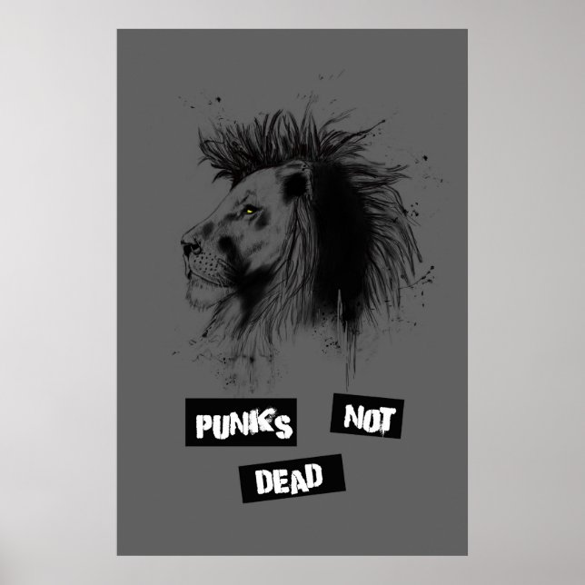 punks not dead poster (Front)