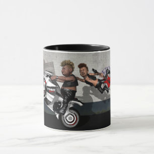 Punksters Late for the Show Mug