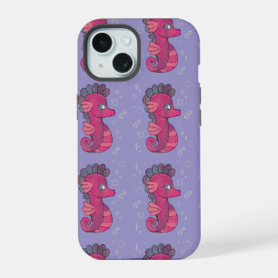 Punky Seahorse Hippocampe Rose Mignon