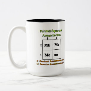 Punnett Square of Awesomeness Two-Tone Coffee Mug