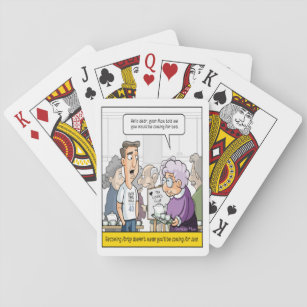 Punny 40th Birthday Playing Cards