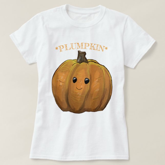 Punny Pumpkin Fall T-Shirt (Design Front)