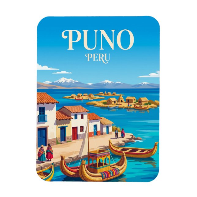 Puno Peru Magnet (Vertical)
