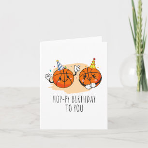 Puns Hop-py Carte Anniversaire