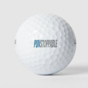 punstoppable love puns dad joke funny golf balls