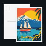 Punta Arenas Chile Pop Art Travel Illustration Postcard<br><div class="desc">Punta Arenas Chile Pop Art Travel Illustration</div>