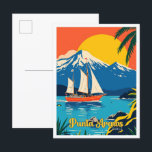 Punta Arenas Chile Pop Art Travel Illustration Postcard<br><div class="desc">Punta Arenas Chile Pop Art Travel Illustration</div>