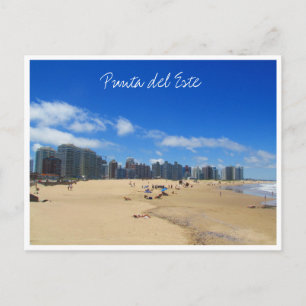 punta beach skyline postcard