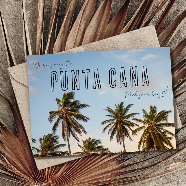 Punta Cana Beach Wedding Save the Date Announcement (Creator Uploaded)