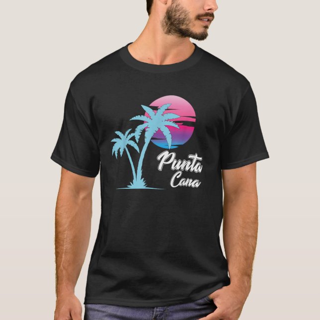 Punta Cana Cool Dainty Beach Lovers Gift T-Shirt (Front)