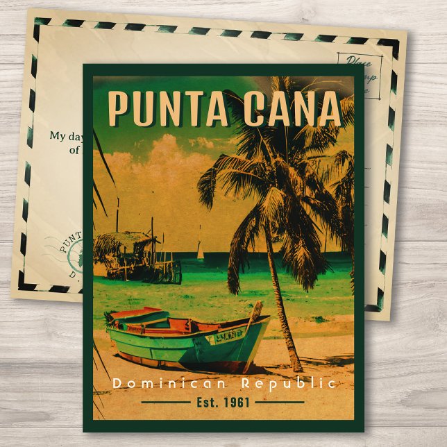 Punta Cana Dominican Republic Beach Vintage 80s Postcard (Creator Uploaded)