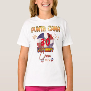 Punta Cana Dominican Republic Birthday Matching T- T-Shirt