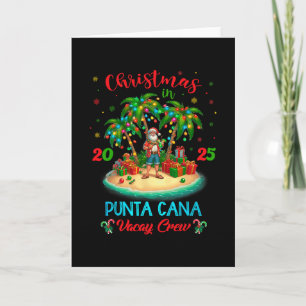 Punta Cana Dominican Republic Christmas Cruise Tri Card