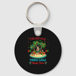 Punta Cana Dominican Republic Christmas Cruise Tri Keychain