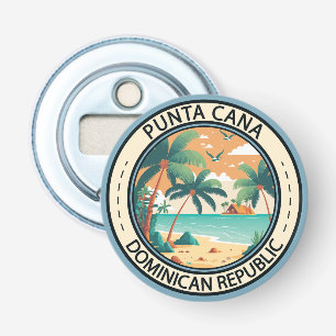 Punta Cana Dominican Republic Hut Badge Bottle Opener