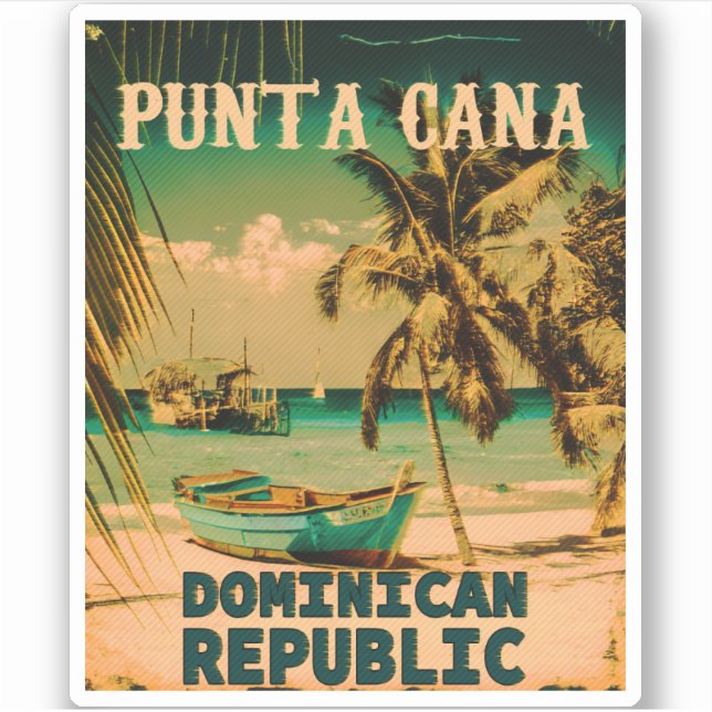 Punta Cana Dominican Republic - Retro Souvenir 80s (Front)
