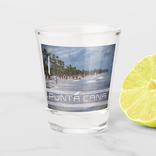 Punta Cana - Dominican Republic Shot Glass (Front)