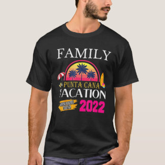Punta Cana Family Vacation 2022 Matching Dominican T-Shirt