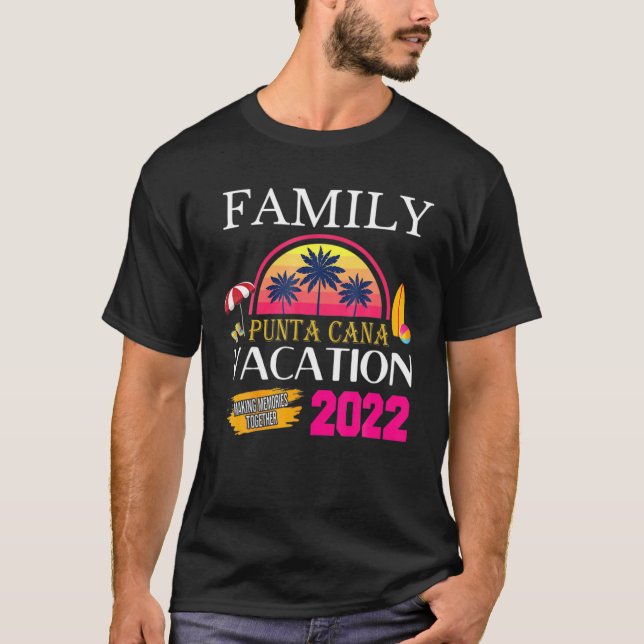Punta Cana Family Vacation 2022 Matching Dominican T-Shirt (Front)