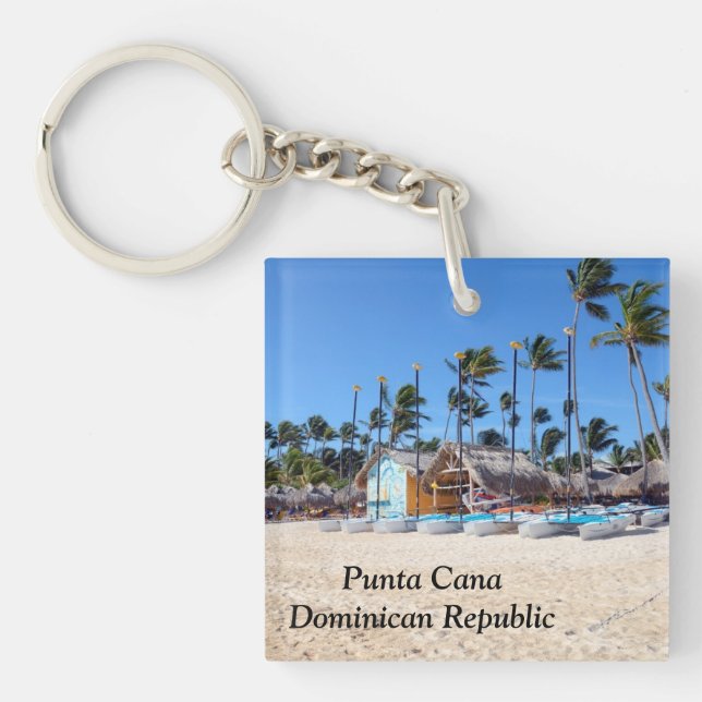 Punta Cana in the Dominican Republic Keychain (Front)