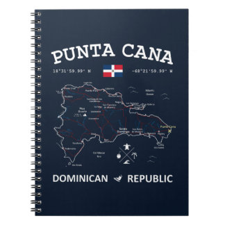 Punta Cana Map Notebook