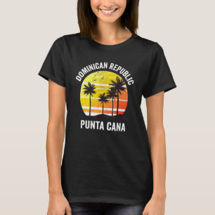 Punta Cana Palm Tree Beaches Summer Friends Family T-Shirt