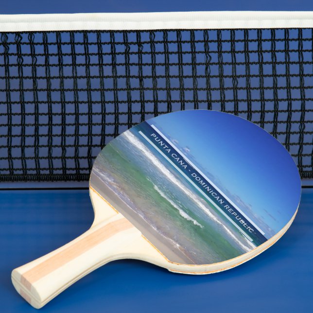 Punta Cana Sea, Dominican Republic Ping Pong Paddle (Insitu)