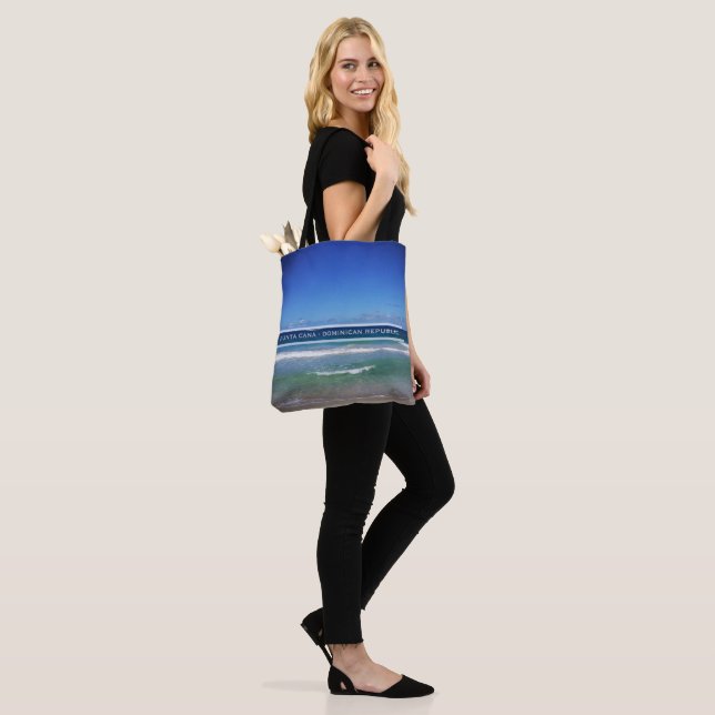 Punta Cana Sea, Dominican Republic Tote Bag (On Model)