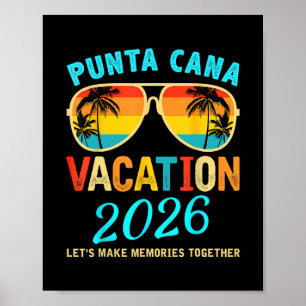 Punta Cana Trip 2026 Beach Vacation Summer Hollida Poster